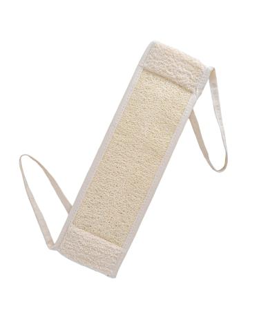 Natural Loofah Back Scrubber for Shower | Exfoliating Loofah with Long Handle for Shower and Body Scrubbing | Deep Cleaning for Back Double-Sided