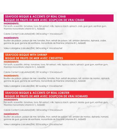 Fancy Feast Broths Cat Food Complement Seafood Bisque Collection Variety Pack 3 Flavours - 40 g Pouch (12 Pack) Seafood Bisque Variety 12 - Buy Online on GoSupps.com