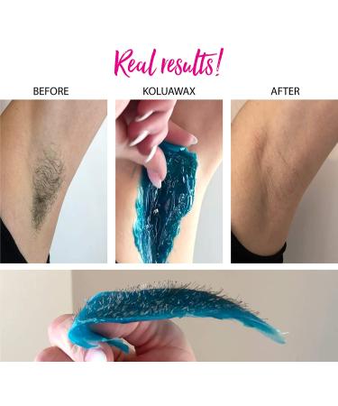 KoluaWax Digital Wax Warmer Kit - Hard Wax Beans for All Hair Types, Eyebrow, Facial & Body Hair Removal - 20 Applicators Included - Buy Online on GoSupps.com