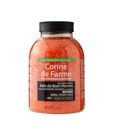 Corine de Farme Sels de Bain Marins Harmony Mangue - Relaxation et Bien- tre - Soin Naturel pour Peau Douce - Parfum Exotique - 100% Origine Naturelle