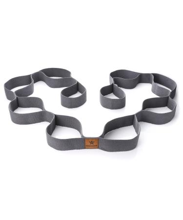 BODYMATE stretch band with 10 loops - total length approx. 190cm - 3.8cm wide - made of 100% natural cotton - Buy Online on GoSupps.com