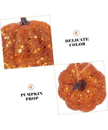IMIKEYA 10pcs Foam Pumpkin Mini Artificial Pumpkins Mini Pumpkins Glitter Pumpkins Small Pumpkin Decor Small Artificial Pumpkins Harvest Pumpkins Fall Decor Powder Little Pumpkin Orange 6.3CM - Buy Online on GoSupps.com