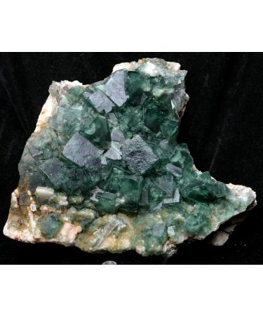 Natural Crystal Rough 9.35lb Natural Green Cubic Fluorite Crystal Cluster Specimen