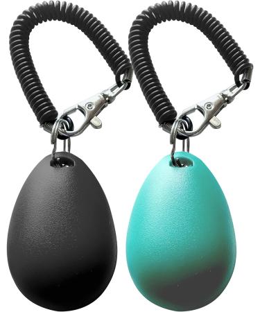 Pet Training Clicker with Wrist Strap - Black + Blue Dog Training Clickers - Buy Online on GoSupps.com
