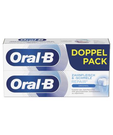 Oral-B Gum & Enamel Repair Original Toothpaste 2 x 75 ml Original 75 ml (pack of 2) - Buy Online on GoSupps.com