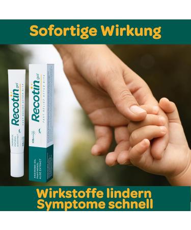 Novokill Recotin Insect Bite Relief Gel 40ml | 2x Mosquito Bite Ointment | Soothing Afterbite Treatment for Itching & Irritation | Family-Friendly Gel for Effective Insect Bite Relief - Buy Online on GoSupps.com