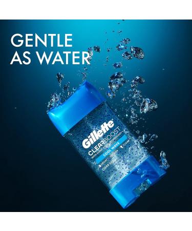 Gillette Men's Cool Wave Scent Clear Gel Antiperspirant Deodorant 2.85 oz (Pack of 3) - Buy Online on GoSupps.com