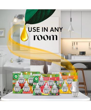 Air Wick Fresh Mango & Kiwi Scented Oil Refill 5 ct - Essential Oils Air Freshener - Spring Collection 5 Count - Buy Online on GoSupps.com