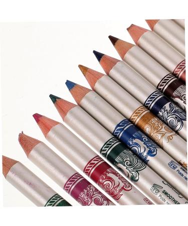 POPETPOP Set Of 12 Liquid Eyeliner Pens Retractable Makeup Eyeliner For Eyes And Lips Makeup Kit Medium As Shown - Buy Online on GoSupps.com