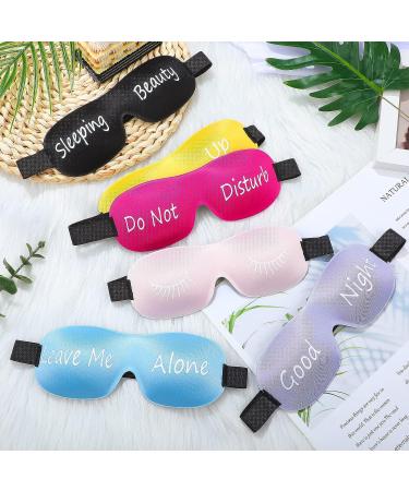 12-Piece Funny Sleep Mask Set | Soft Blackout Blindfold with Adjustable Strap | 3D Contoured Eye Mask for Men, Women, and Kids | Ideal for Sleeping, Travel, Nap, and Meditation | 6 Cute Styles - Buy Online on GoSupps.com