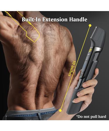 Manscape Groin & Body Hair Trimmer - Dual-Head Ball Shaver Waterproof Groomer for Men - Best Pubic & Back Hair Removal Tool - Buy Online on GoSupps.com