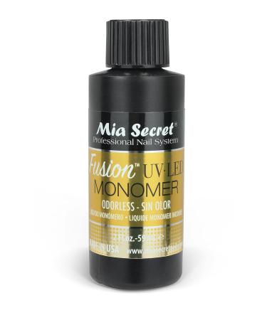 Mia Secret ODORLESS FUSION UV LED MONOMER 2oz / 4oz / 32oz (FUSION ODORLESS 2oz) 2 Ounce (Pack of 1)