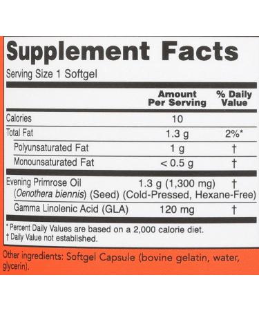 NOW FOODS Super Primrose 1300mg Sg 120 CT - Buy Online on GoSupps.com