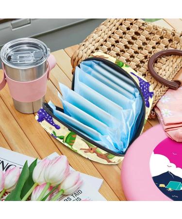 Portable Dinosaur Storage Bags for Women's Bandages & Menstrual Pads - Cute & Functional | Ideal for School & Office - Buy Online on GoSupps.com