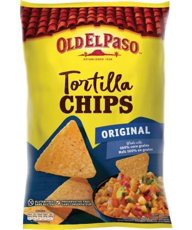 Old El Paso Tortilla Chips Salted Salted tortilla chips baked from corn Gluten free 1 x 185 g Original - Buy Online on GoSupps.com