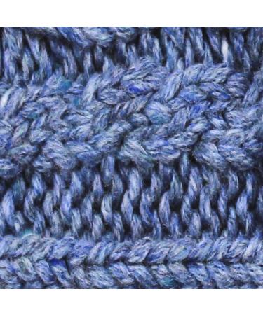 Aran Traditions Donegal Cable Knitted Style Button Headband (Denim) - Buy Online on GoSupps.com