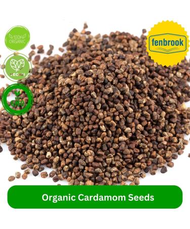 50g Organic Cardamom Seeds | Certified by Fenbrook Organic - Buy Online on GoSupps.com