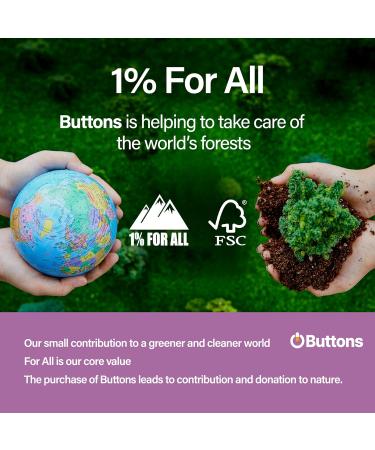 BUTTONS Sleep Button No Melatonin Natural Sleep Aid with Magnesium Probiotics Lemon Balm and Passionflower 120 Capsules 60 Days Supply - Buy Online on GoSupps.com