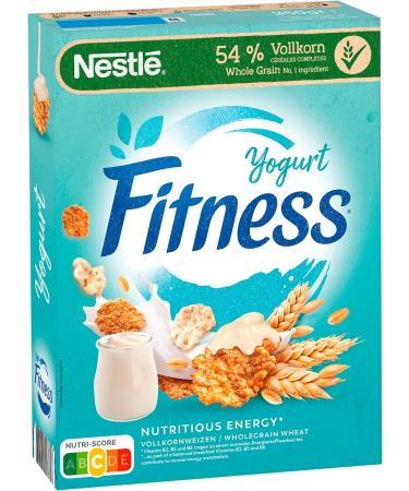 Nestl Lot de 4 yaourts de fitness c r ales pour petit-d jeuner avec grains entiers et partiellement saveur de yaourt (4 x 350 g) - Buy Online on GoSupps.com