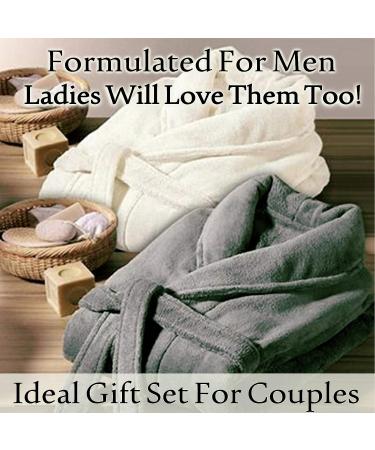 Men's Bath Bombs Gift Set - 24 Therapeutic Shea Spa Fizzers with Essential Oils. Perfect Aromatherapy Gift for Men, Husband, Boyfriend - Buy Online on GoSupps.com