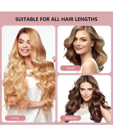 Curling Wand Set Wand Curling Iron Lychee 5 in 1 PRO Hair Curling Iron Tapered Hair Curler with Interchangeable Ceramic Barrels Instant Heating Adjustable Temperature Heat Protective Glove Hair Clip (Gold) - Buy Online on GoSupps.com