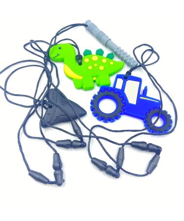 Buy WTPIN Silicone Chew Necklace for Kids - 4 Pack Sensory Bei ring for Ages 1-12 | Safe Baby Chew Jewelry - Buy Online on GoSupps.com