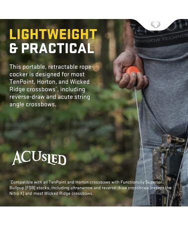 TenPoint ACUsled Portable Retractable Crossbow Cocking Device - 50% Reduced Draw Weight - Not for Nitro X - Buy Online on GoSupps.com