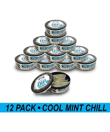 Teaza Herbal Energy Pouches - Nicotine and Tobacco Free Smokeless Alternative Snuff - Caffeine Free Chew - Cool Mint Chill Flavor - 12 Pack, 10 Count each - Buy Online on GoSupps.com