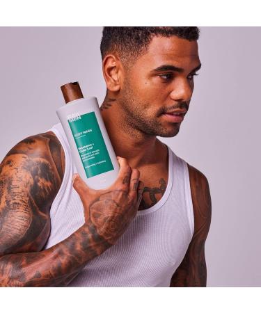 Raw Sugar Men's Body Wash - Eucalyptus & Cedar Leaf | 25 fl oz | Natural Refreshing Cleanse - Shop Worldwide - Buy Online on GoSupps.com