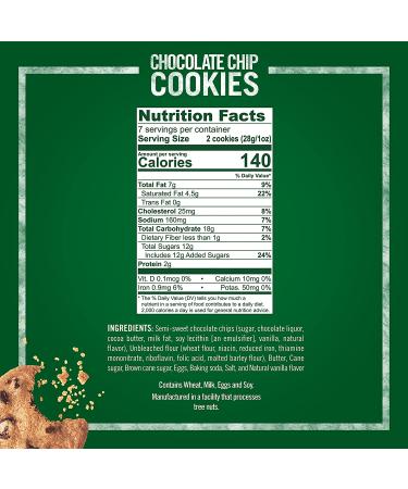 Tates Bake Shop Chocolate Chip Cookies - 4 Bags (7 oz each) | Delicious Gourmet Treats - Buy Online on GoSupps.com