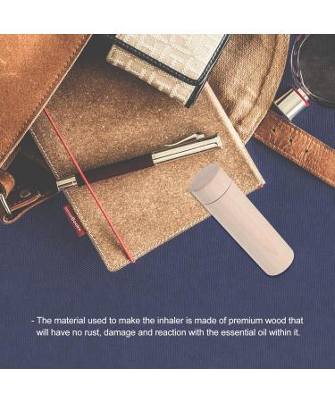 Buy Wooden Essential Oil Nasal Inhalers - Empty Fragrance Oil Sticks for Aromatherapy | International Shipping Available - Buy Online on GoSupps.com