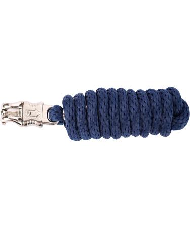 Merauno Lead Rope for Horse - Tie Rope in Various Stylish Designs Lead Rope Pony Donkey Goat with Panic Hook Black Blue Rose Gold Beige (Navy Blue Panic Hook) - Buy Online on GoSupps.com