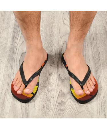 Buy Mnsruu Black Cat Moon Halloween Flip Flops & Slippers - Cozy Sandals for Men & Women Ideal for Home Spa & Travel - Buy Online on GoSupps.com