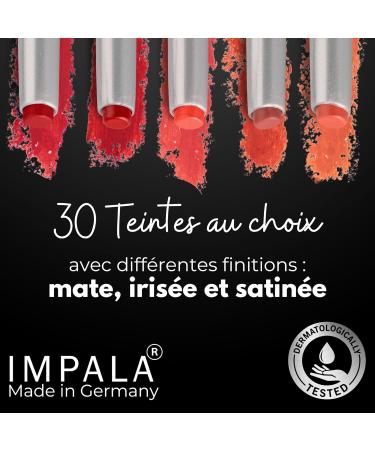  Impala IMPALA | Long-lasting lipstick shade 119 Pearly Rose | Permanent lipstick creamy texture | Long-lasting | Moisturizing lipstick with full coverage | Hydrates and cares for - Buy Online on GoSupps.com