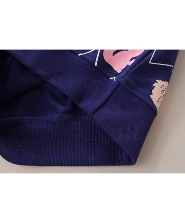 Dinosaur Boys Sweatshirt | Cotton Casual Top for Toddler Girls & Boys | Long Sleeve Pullover T-Shirt | Baby Clothes 1-8 Years | Deep Blue (2-3 Years) - Buy Online on GoSupps.com