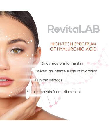 RevitaLAB - Hyaluron - Anti-aging day and night cream enriched with vitamins A B3 B5 E and C jojoba oil and UV filters for people aged 40 to 55 50 ml - Buy Online on GoSupps.com