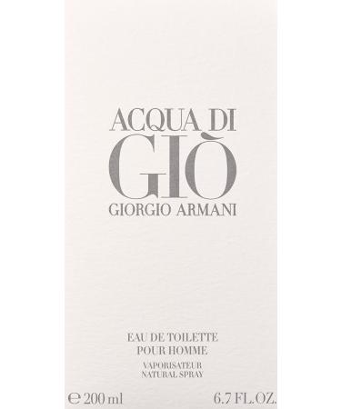 Giorgio Armani Acqua Di Gio Pour Homme Eau-de-toilette Spray 6.7 Fl Oz - Pack of 1 - Buy Online on GoSupps.com