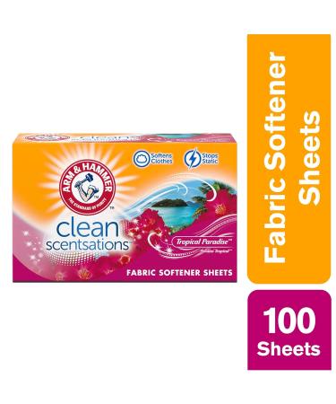 Buy ARM & HAMMER Tropical Paradise Fabric Softener Sheets (100 ct) - Best Softening & Freshening for International Shipping - Buy Online on GoSupps.com