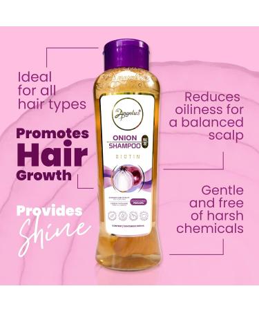 ANYELUZ Onion Shampoo & Aloe Conditioner Set | Strength & Hydration | Enriched with Onion Extract Biotin & Argan Oil | Deep Cleansing Hair Care - Buy Online on GoSupps.com