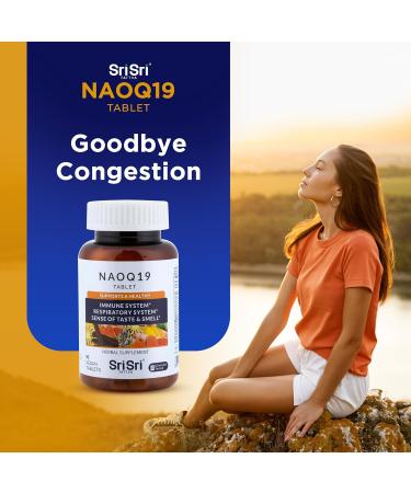 SRI SRI TATTVA NAOQ19 Immunity Support Ayurvedic Herbal Supplement with Ashwagandha Turmeric Licorice Tulsi Andrographis Respiratory & Adrenal Support 19 Herbs & Adaptogens 90 Capsules - Buy Online on GoSupps.com