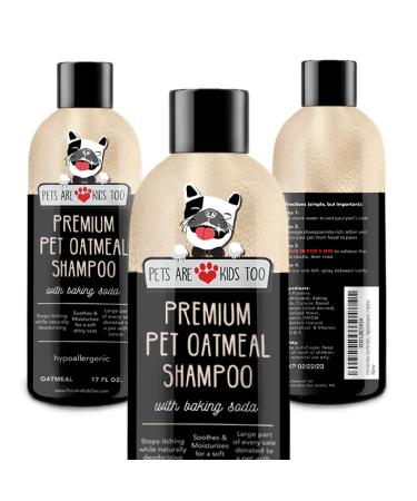 Pet Oatmeal Anti-Itch Shampoo & Conditioner in One! Smelly Puppy Dog & Cat Wash! Relief for Allergies, Itchy, Dry, Irritated Skin!! Smells Amazing! (1 btl)