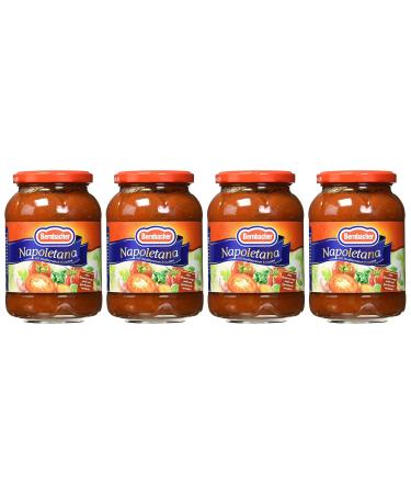 Bernbacher Pasta Sauce Napoletana - Pack of 4 (4 x 0.4 kg) | Authentic Italian Flavor International Shipping Available - Buy Online on GoSupps.com