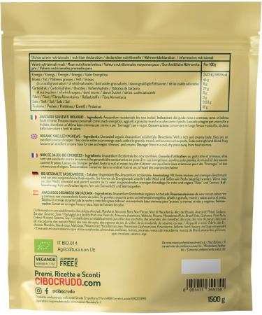 Organic Cashew Nuts - 1.5 Kg. Unsalted Unroasted and Raw Nuts. Untreated and No Additives Gluten Free and Vegan. Rich in Protein Vitamins and Minerals. Organic Cashew Nuts. - Buy Online on GoSupps.com