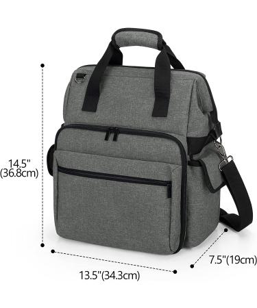 Trunab Nurse Bag - Grey Nurse Tote with Multiple Pockets for Work - Buy Online on GoSupps.com