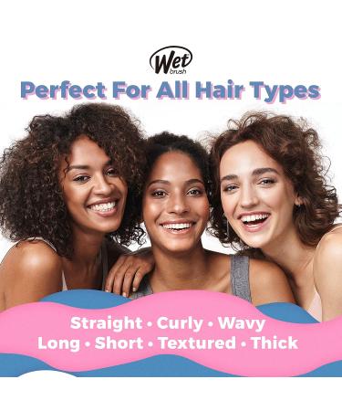 Wet Brush Go Green Tea Tree Oil Wide Tooth Comb - Gentle Hair Detangler with WaveTooth Design - No Split Ends, No Damage - 1 Count - Buy Online on GoSupps.com