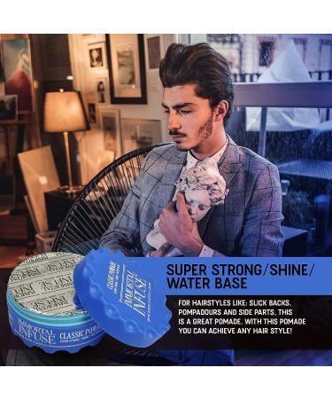 Immortal NYC Classic Pomade for Men 5.07oz - Hair Wax & Paste for Styling - Infuse Mens Hair Product - Buy Online on GoSupps.com