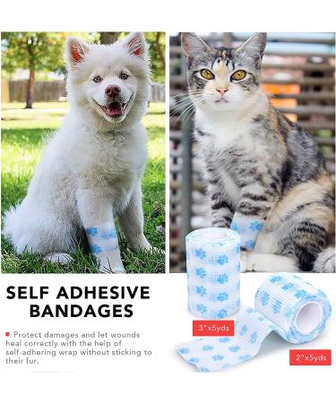 JUSAID Pet First Aid Kit - 105 Piece Nursing Supplies with Emergency Collar | Ideal for Home, Office, Travel, Car, Hiking | For Dogs, Cats - First Aid Instructions Included - Buy Online on GoSupps.com