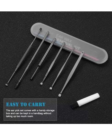 ZYZMH 7pcs Ear Wax Removal Kit with Cleaning Brush - Multi-Functional Ear Pick Cleaner for Ear Wax Cleansing (Color E) - Buy Online on GoSupps.com