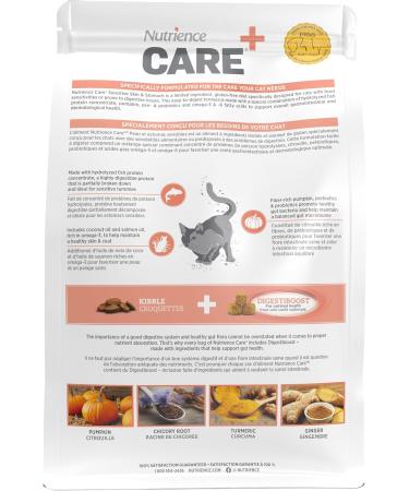 Nutrience Care Sensitive Skin & Stomach Hypoallergenic Cat Food Salmon & Pumpkin 2.27 kg (5 lb) 2.27 kg (Pack of 1) - Buy Online on GoSupps.com
