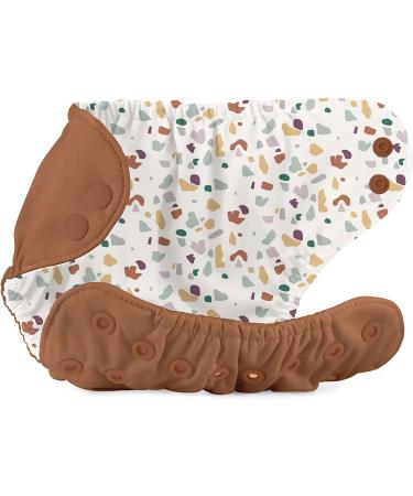 Esembly Waterproof Cloth Diaper Cover - Size 1 (7-17lbs) Clay | Leak-Proof & Breathable Swim Diaper | Snap Closure, Reusable & Versatile - Buy Online on GoSupps.com